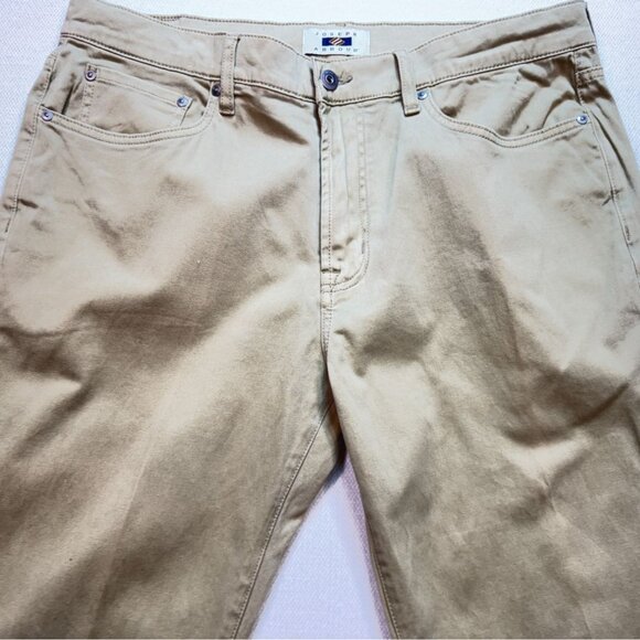 NEW Joseph Abboud Mens Classic Fit Khaki Pants Size 36x30 Flat Front Casual - Picture 5 of 15